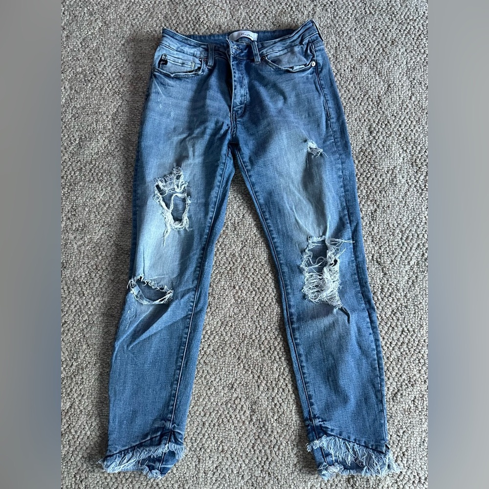 KanCan 11/29 double hem jeans